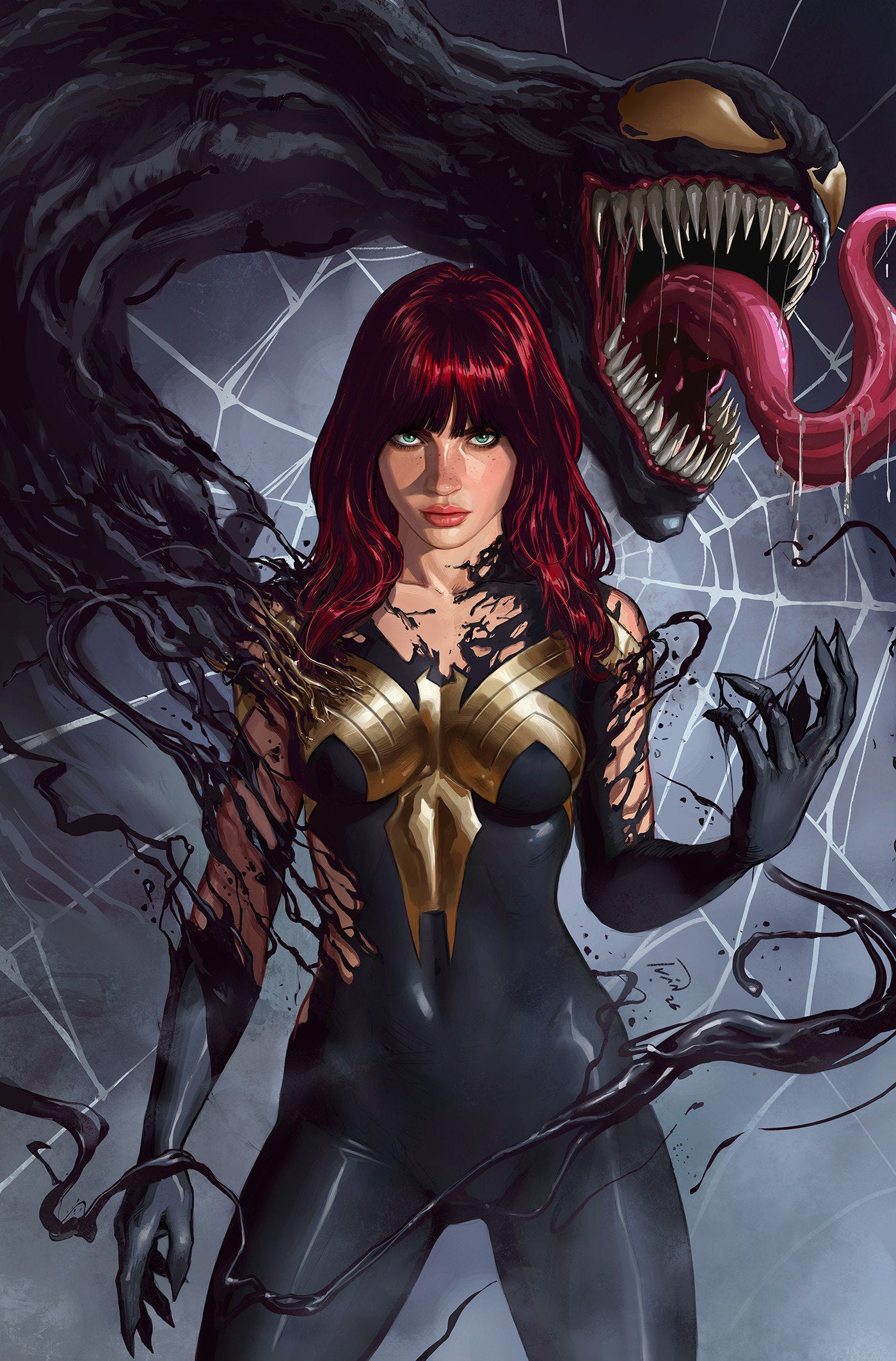Amazing Spider-Man #23 Ivan Talavera Venom Full Art Variant [Ds]