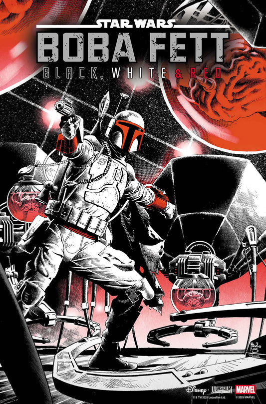 Star Wars: Boba Fett   Black, White & Red #3 Paulo Siqueira Variant