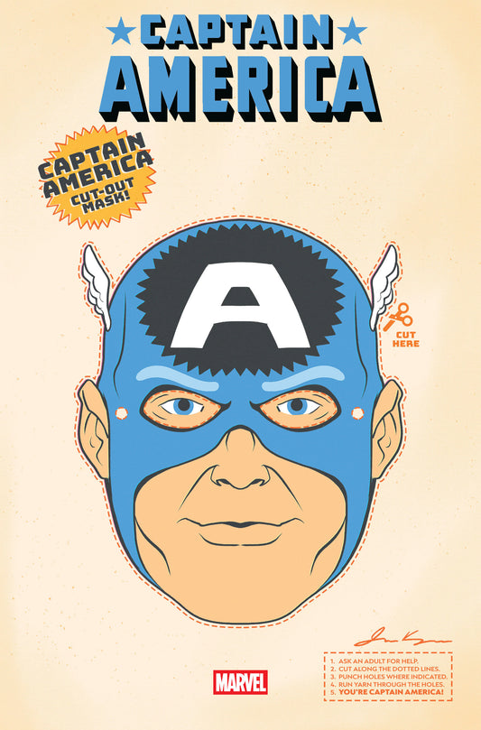 Captain America #3 Retro Halloween Mask Variant