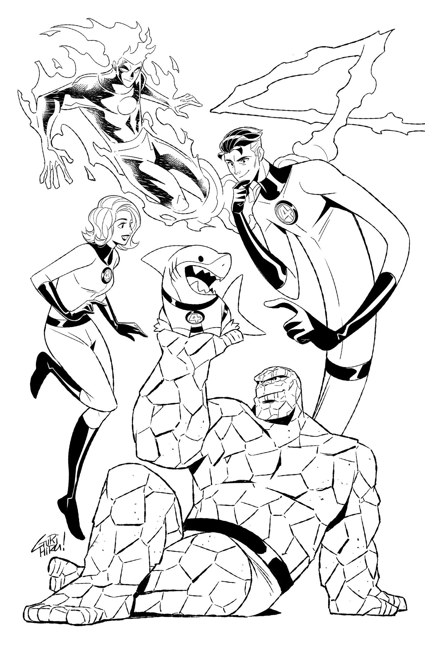 Jeff The Land Shark #1 Gurihiru Ratio Virgin 2nd Print Variant