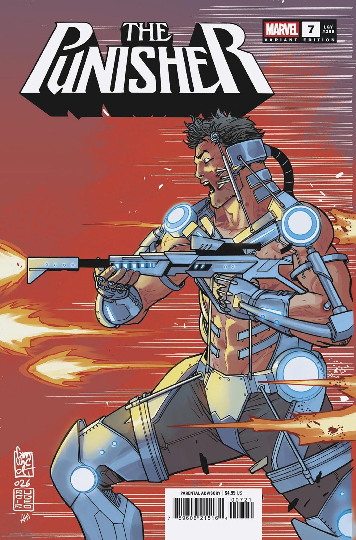Punisher #7 Giuseppe Camuncoli 2 Part Connecting Variant