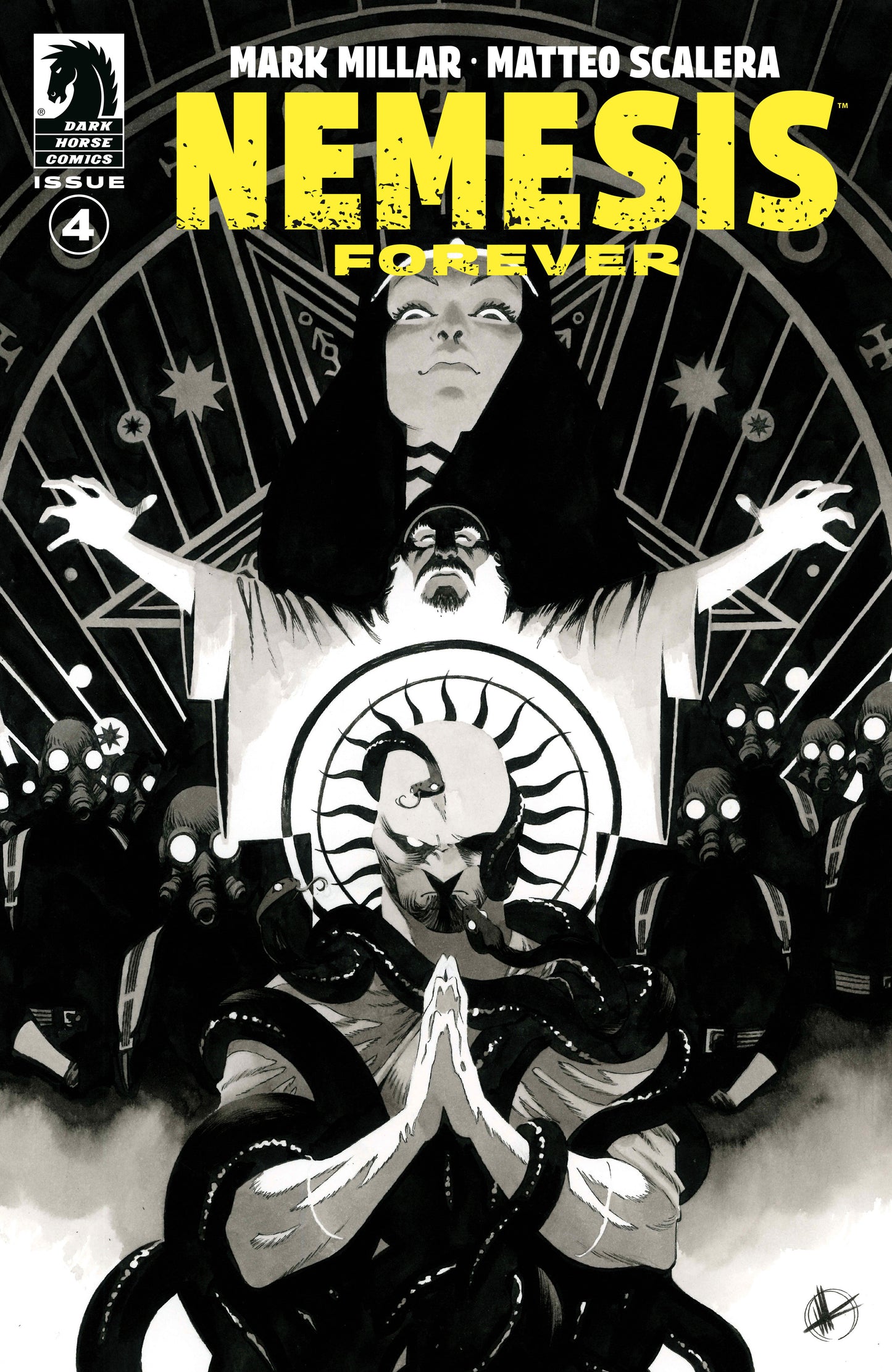 Nemesis Forever #4 (Cover B) (Black & White) (Matteo Scalera)