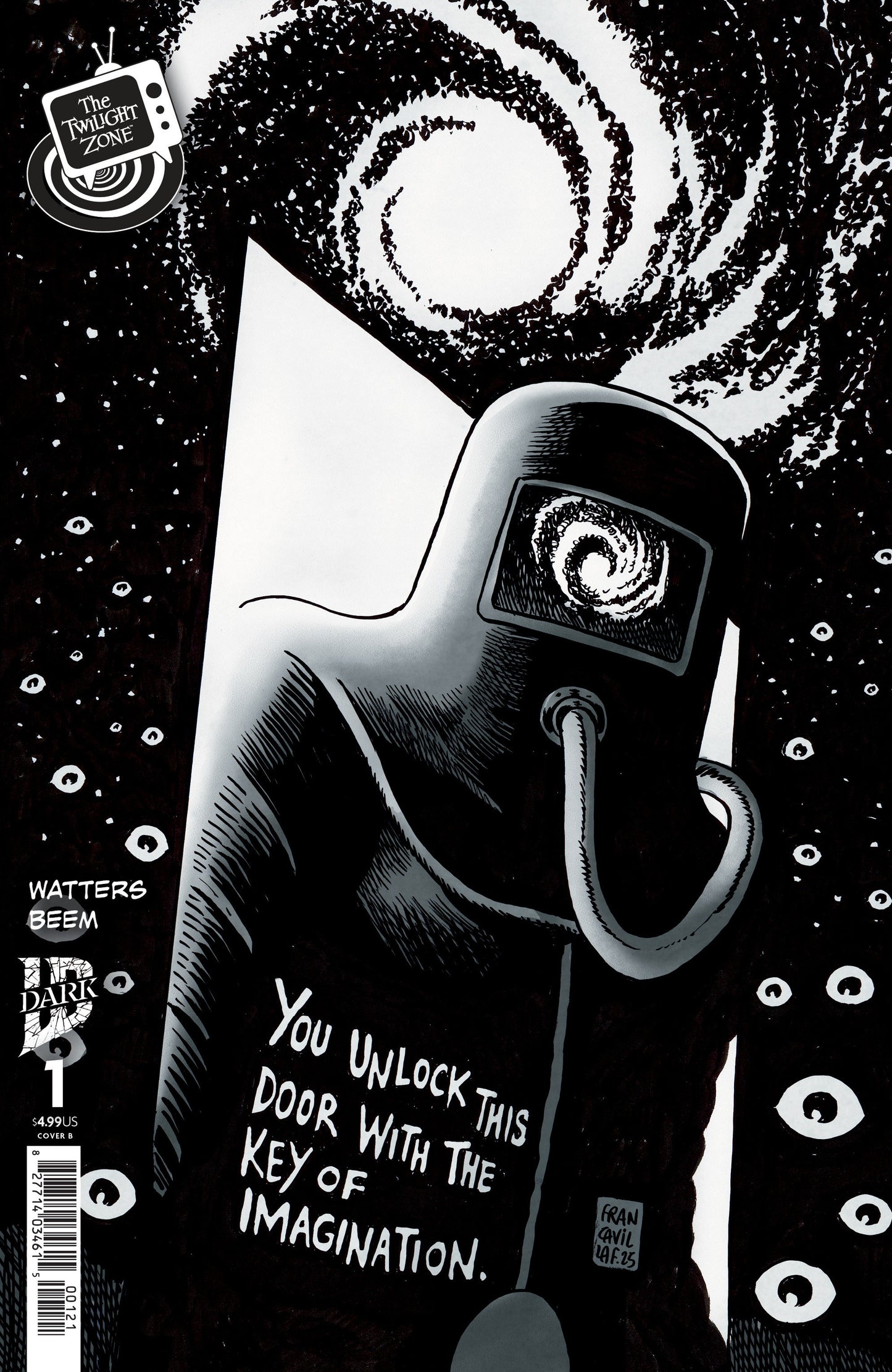 The Twilight Zone #1 Variant B (Francavilla Connecting Cover)