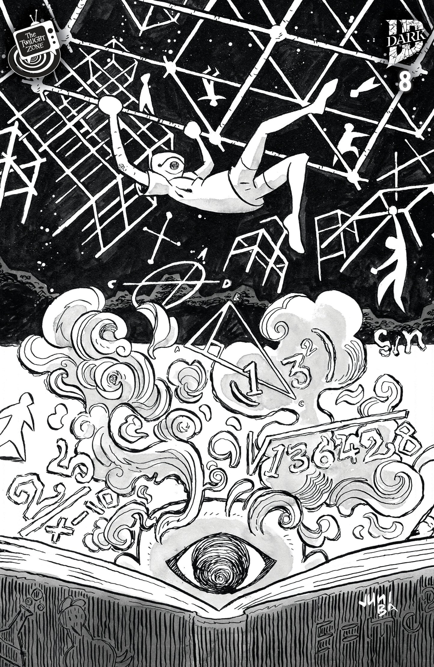 The Twilight Zone #8 Variant B (Ba Connecting Cover)